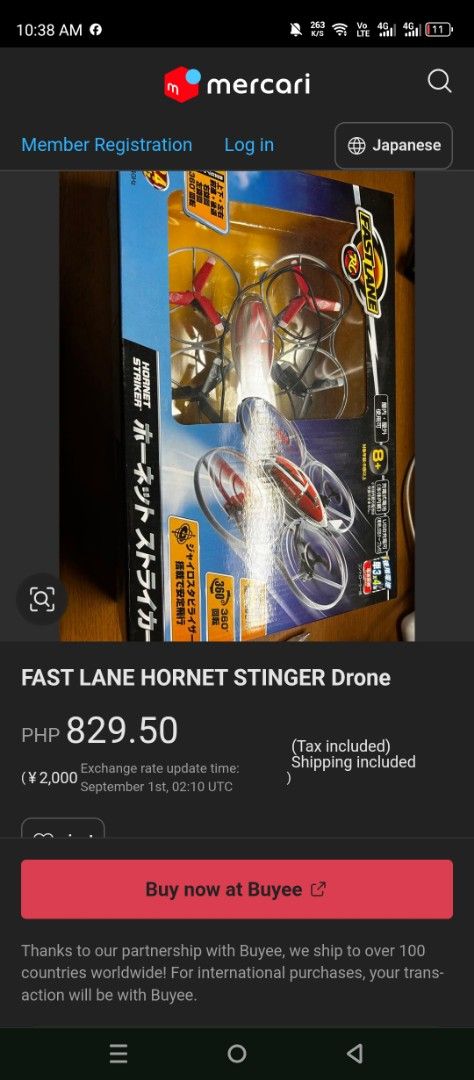 Fast Lane Hornet Stinger RC Drone with issue (Category: Remote Control Toys) located in Caloocan City. Submitted by wjsixteen (Listing ID 1458907231, Image 2). Description: - Mini drone for fun flights - Easy to control with the included remote - Features 360-degree rotation - Decent flight range, great for indoor use - Ideal for beginners - Comes with manual and charging cable with issue, may need palitan.