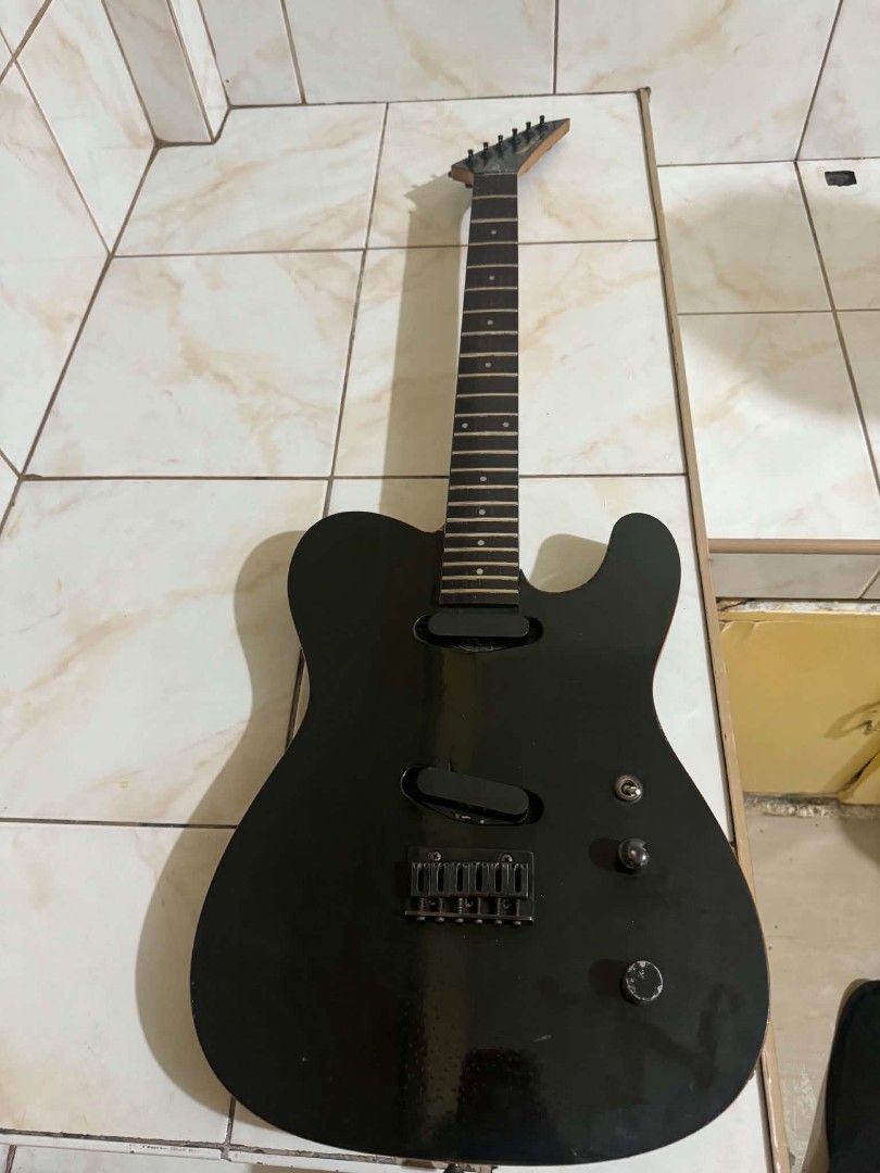 Fernandes TEJ Limited Edition Electric Guitar (Category: Musical Instruments) located in Caloocan City. Submitted by aerinternethub-11454 (Listing ID 1458975885, Image 2). Description: Made in Japan - Fernandes TEJ Limited Edition Electric Guitar - Color: Black - Body: Solid - Neck: Maple - Hardware: Black - Pickups: Black - Ready for your next jam session - Great for any guitarist.