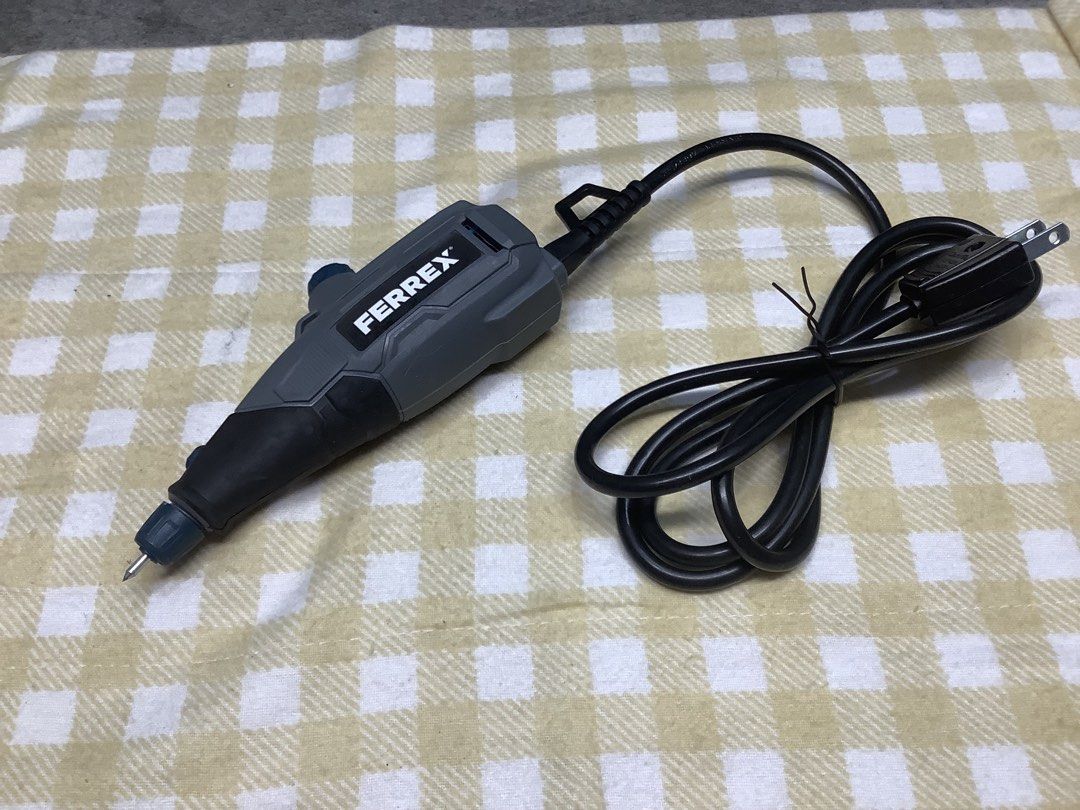 Ferrex Engraver JR115DT Rotary Tool (Category: Construction Tools & Equipment) located in Paranaque City. Submitted by seb_trading (Listing ID 1458892830, Image 1). Description: Designed for detailing and etching on surfaces such as metal, glass, wood and plastic, for decorative or marking applications. - for labelling your bike, computer desktop, toys, watch, records, amplifier, speakers, microphones, gadgets etc. - Ferrex Engraver Tool - Model: