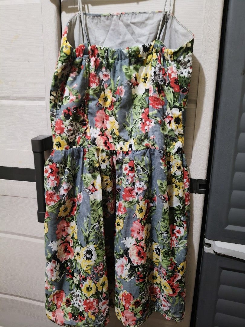 Floral Spaghetti Strap Dress (Category: Dresses) located in Marikina City. Submitted by lorence11 (Listing ID 1458968521, Image 1). Description: - Adorable floral print dress - Features spaghetti straps and a gathered bust - Comfortable elasticated waist - Skirt with a slight flare - Ideal for casual outings or summer events - Effortless to wear and style.