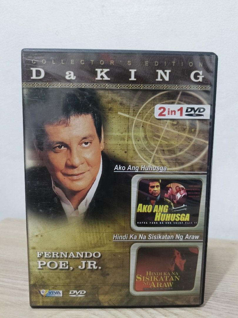 FPJ - Da King 2 in 1 DVD (Category: CDs & DVDs) located in Cavite. Submitted by bodega_ni_kiks11 (Listing ID 1458942733, Image 1). Description: 🎬 FPJ (Fernando Poe Jr.) Original DVD Movies Collection ✅ Almost Brand New Condition ✅ Discs are Very Clean and Well-Preserved ✅ Complete with Original Cases and Inserts/Manuals (where applicable) ✅ Perfect for Collectors and FPJ Fans A rare chance to own classic FPJ films in excellent condition. All ite