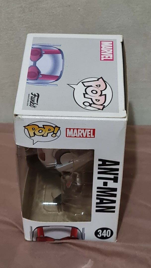 Funko Pop Marvel Ant-Man #340 (Category: Designer & Blind Box Toys) located in Las Pinas. Submitted by rancorcoleski (Listing ID 1459016283, Image 2). Description: Funko Pop! Figure #340: Ant-Man - Series: Marvel Ant-Man and The Wasp Collection - Never taken out of box - Some sides of the box is already faded - For offers, let's talk Terms & Conditions: No refunds, no returns. Make sure this item fits you/is compatible. Payment via BDO or GCASH o