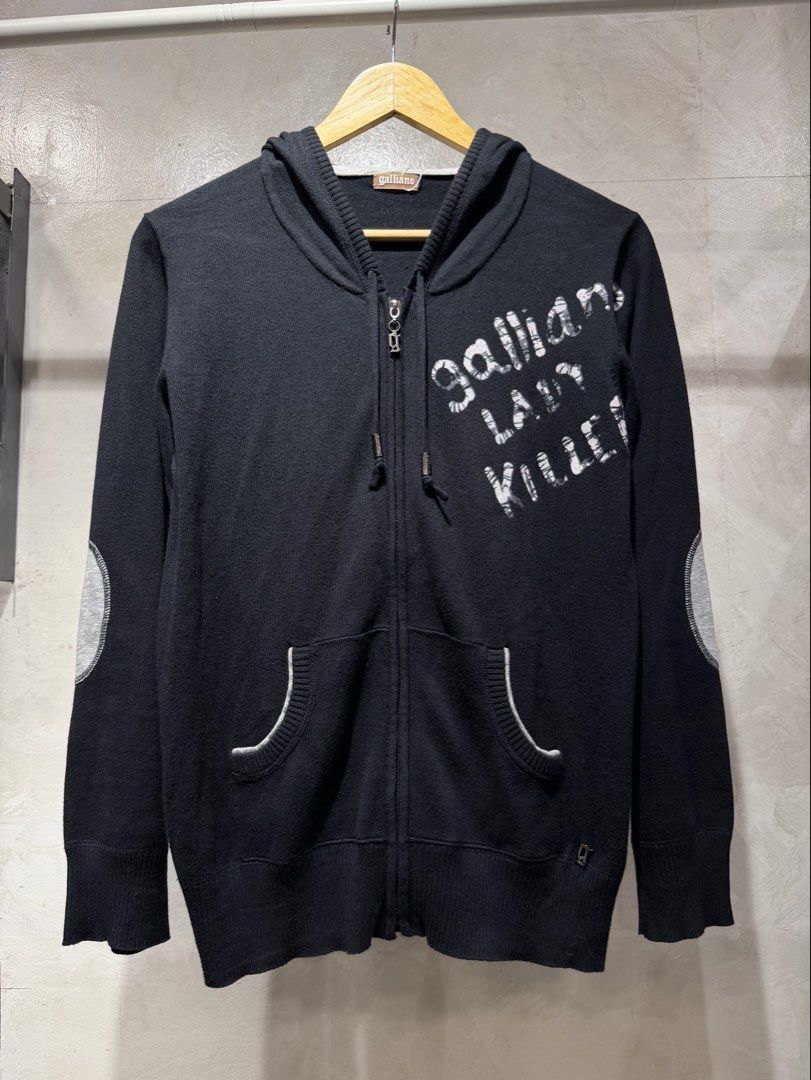 Galliano (Authentic) (Category: Coats, Jackets and Outerwear) located in Quezon City. Submitted by macleen17 (Listing ID 1459070004, Image 1). Description: Galliano Excellent Condition Galliano Girl Killer design in Front G metal design in Front Grey Color Size L Made in China.
