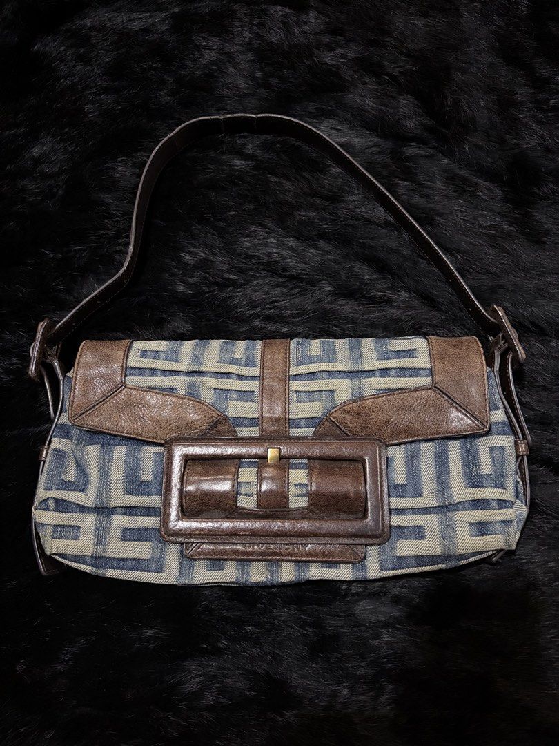Vintage Givenchy Denim Baguette y2k Shoulder Kili Bag (Category: Luxury Bags & Wallets) located in Tuguegarao City. Submitted by blairxoxowear (Listing ID 1459005285, Image 1). Description: .