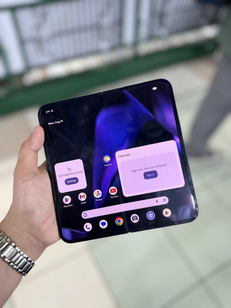 Google pixel 9 Pro Fold 12/256GB Openline US Variant (Category: Google Pixel) located in San Juan City. Submitted by najihahtelecomshop2018 (Listing ID 1459011924, Image 3). Description: Legit Store | Original unit FOR SALE | TRADE / SWAP ▫️INSTALLMENT thru: 🔸Credit Card (straight / installment) 🔸Ggives / Gcredit + 6% interest 🔸Spay Later + 6% interest (RFS: Buy and Sell any kinds of Gadgets) Description: Google 9 Pro fold 12/256GB Openline ( 