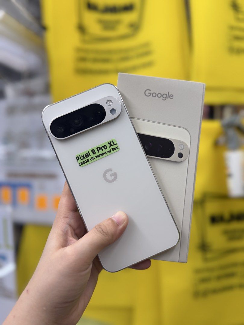 Google pixel 9 Pro XL 256GB Openline Us variant (Category: Google Pixel) located in San Juan City. Submitted by najihahtelecomshop2018 (Listing ID 1459012798, Image 3). Description: Legit Store | Original unit FOR SALE | TRADE / SWAP ▫️INSTALLMENT thru: 🔸Credit Card (straight / installment) 🔸Ggives / Gcredit + 6% interest 🔸Spay Later + 6% interest (RFS: Buy and Sell any kinds of Gadgets) Description: google pixel 9 Pro Xl 256GB Openline ( Any 