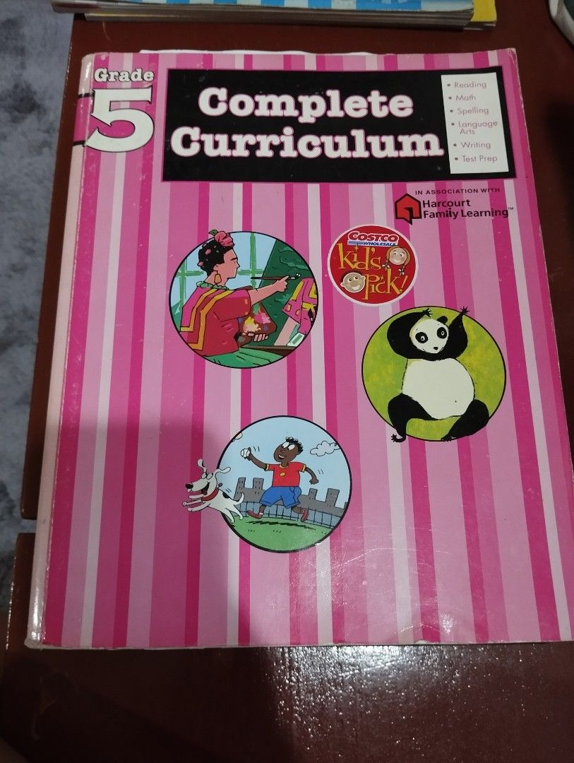 Grade 5 Complete Curriculum Workbook - Harcourt Family Learning (Category: Textbooks) located in Pasig City. Submitted by cityshopperph (Listing ID 1458931746, Image 1). Description: - Complete Curriculum Workbook for Grade 5 - Covers Reading Skills, Math Skills, Spelling Skills, and Language Arts - Includes a dedicated Test Prep section - Ideal for homeschooling or supplementary practice - Packed with numerous exercises - Answer key is provided 