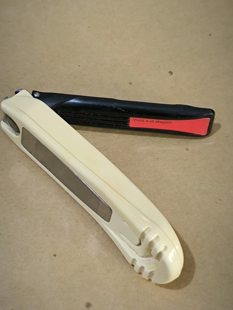 Green Bell Nail Clipper with Protective Catcher Guard (Category: Hands & Nails) located in Angeles City. Submitted by yellowbrickstore (Listing ID 1458959956, Image 3). Description: - Genuine Green Bell nail clippers made in Japan - Includes a beige protective case with hanging loop - Durable metal clippers with a comfortable black handle and red accent - Perfect for everyday personal grooming - Cleaned and ready for immediate use.