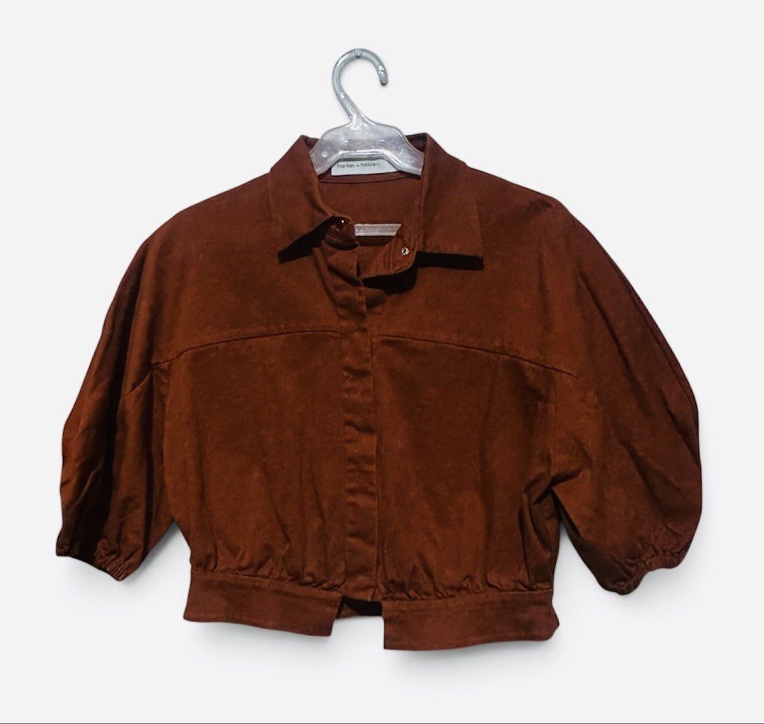 Harlan and Holden Jacket Style (Category: Longsleeves) located in Antipolo. Submitted by capizexport (Listing ID 1458954869, Image 1). Description: Harlan and Holden Jacket style long sleeves Price 1.4 k negotiable Size small Not thrifted No longer using .