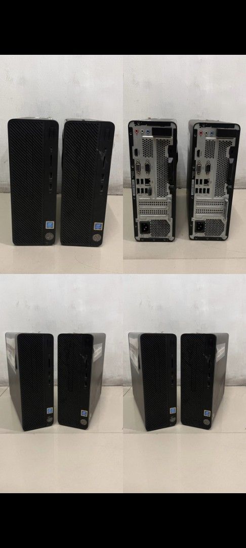 HP Desktop Computers with Keyboard and Mouse Set (Category: Desktops) located in Cavite. Submitted by VictoriasKeep (Listing ID 1459023476, Image 1). Description: - 1 HP Slim Form Factor Desktop Computers - CPU ONLY NO MONITOR INCLUDED - Includes Keyboard and Mouse Set - Ideal for Office or Home Use - All Necessary Cables Included - Ready for Immediate Setup and Use.