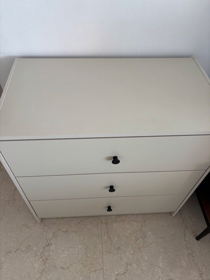 IKEA (Category: Shelves, Cabinets & Racks) located in Singapore. Submitted by rosie1212 (Listing ID 1458914749, Image 3). Description: Brandnew Used 1 x, put baby clothes. Very good condition Very clean Depth 39 cm Width 70 cm Height 67 cm Collect at condo asap Thanks.