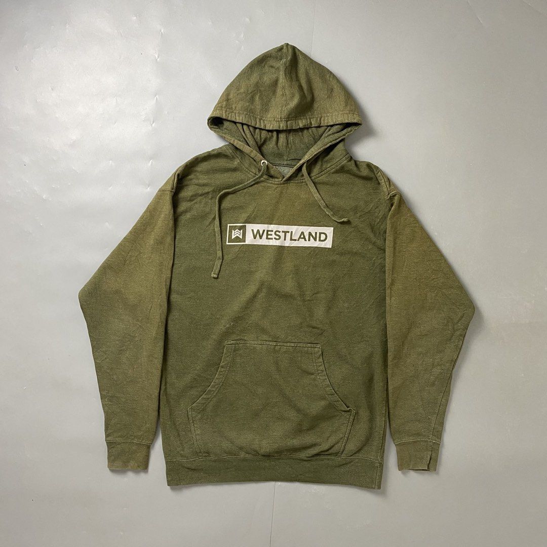 INDEPENDENT ✨| Green Long-Sleeve Pullover Hoodie (Category: Hoodies) located in Bulacan. Submitted by orc.ph (Listing ID 1458999401, Image 1). Description: INDEPENDENT ✨| Green Long-Sleeve Pullover Hoodie Material Used: 50% Polyester 50% Cotton • Green • Long Sleeve • Ribbed Round Neck * Ribbed Wrist Cuffs And Hem • Streetwear •Drop Shoulders . Graphic Rectangular "WASTELAND" Spellout Print Size: XL Width: 23 Length: 28 Used Condition. Minor Visi