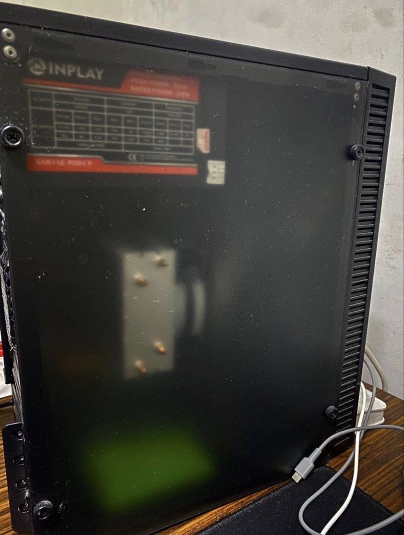 INPLAY CPU with RGB Lighting (Category: Desktops) located in Las Pinas. Submitted by calizoosh (Listing ID 1458929829, Image 2). Description: INPLAY PC CPU: Specs: AMD A12 8870e max turbo 4.2ghz Biostar a320mh 8gb ram ddr4 2666hmhz Radeon R7 Built-in Graphics 120GB SSD 700w Powersupply Transparent CASE 3*120MM Rgb Fan with remote and hub Ready to Use: Working! Windows 10 Pro 64bit Ms Office 2019 Google Chrome Zoom Adobe Photoshop Cs6 Negotiable! 