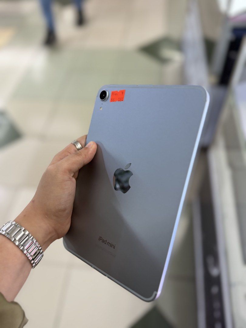 Ipad MINI 7 256GB 97BH wifi + cellular openline no issues (Category: iPad) located in San Juan City. Submitted by najihahtelecomshop2018 (Listing ID 1459019101, Image 2). Description: Legit Store | Original unit FOR SALE | TRADE / SWAP ▫️INSTALLMENT thru: 🔸Credit Card (straight / installment) 🔸Ggives / Gcredit + 6% interest 🔸Spay Later + 6% interest (RFS: Buy and Sell any kinds of Gadgets) Description: Ipad MINI 7 256GB ( other GB are also ava