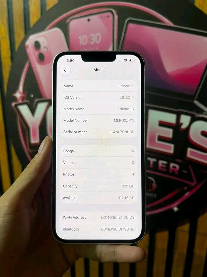 iphone 13 (Category: iPhone 13 Series) located in Sorsogon. Submitted by cla.04 (Listing ID 1459037567, Image 3). Description: Iphone 13 128GB🍎 ZP/A variant 90 Battery health No issue until December apple warranty With original box pa .
