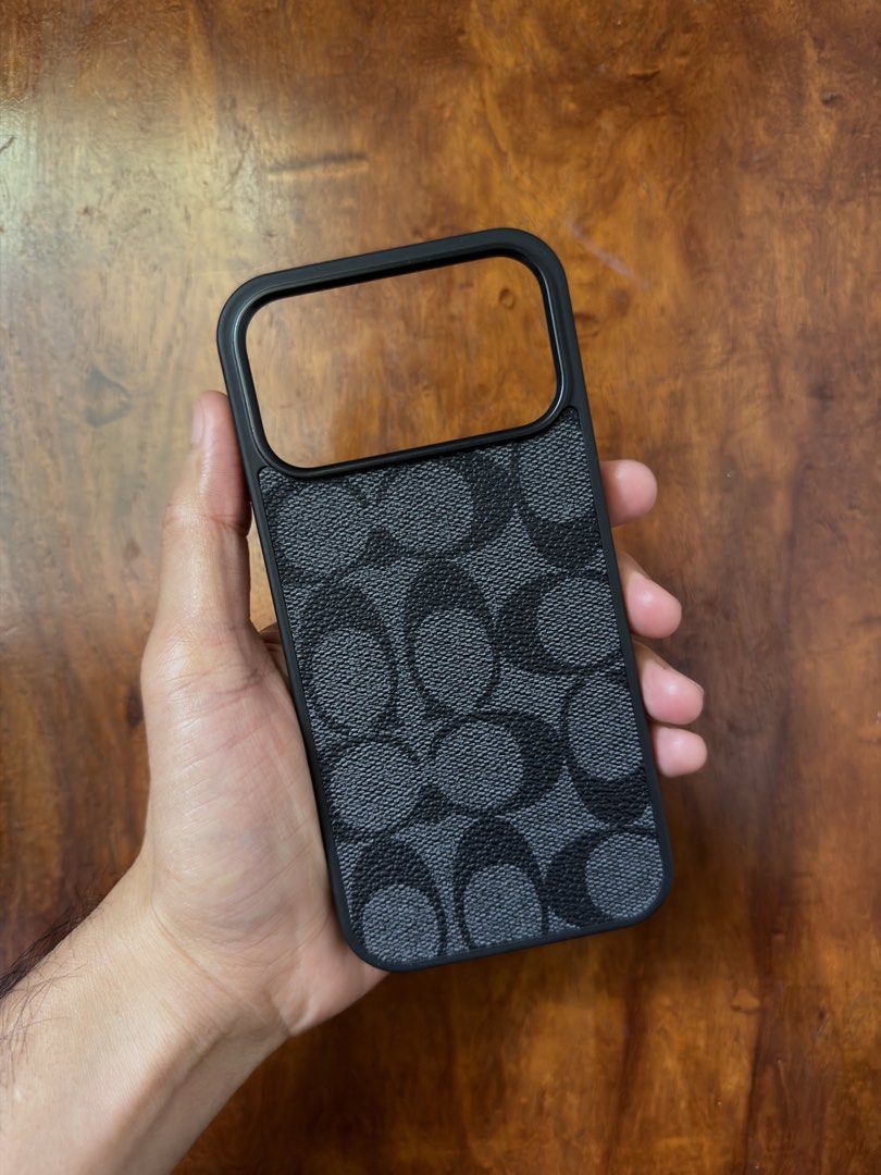 iPHONE 17 PROMAX COACH (black) (Category: Cases & Sleeves) located in San Pedro. Submitted by cicco.ph (Listing ID 1458976360, Image 1). Description: .