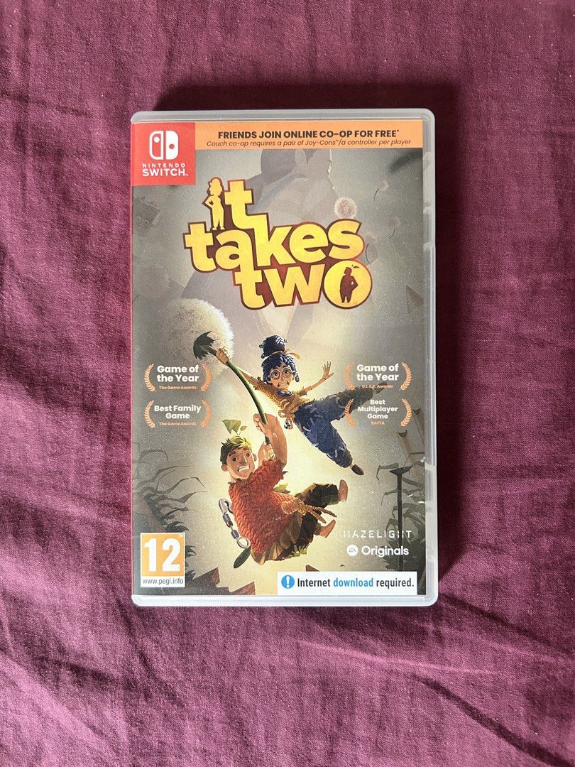 It Takes Two - Nintendo Switch and Switch 2 (Category: Nintendo) located in Quezon City. Submitted by nixd. (Listing ID 1458904854, Image 1). Description: It Takes Two Compatible with: Nintendo Switch Nintendo Switch Lite Nintendo Switch 2 RFS: Finished game Meet up Locations: Quezon City, Makati City, MOA area, and Batangas City.