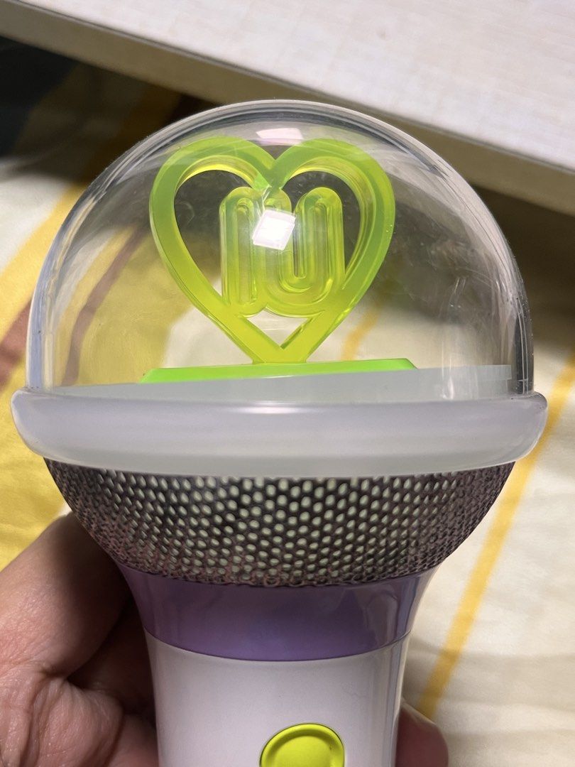 IU lightstick (Category: Lighting) located in Baguio. Submitted by thrifty_henry (Listing ID 1458998615, Image 2). Description: Sign of usage Working .