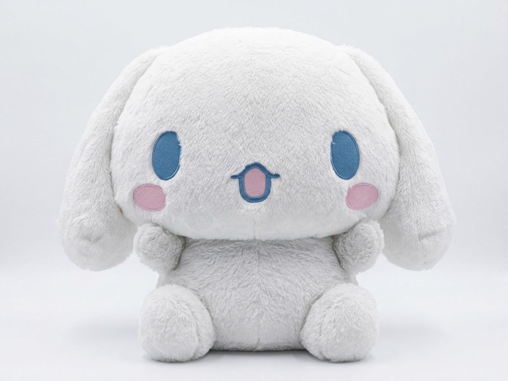 Jumbo Cinnamoroll Plush Toy (Category: Plushies & Soft Toys) located in Pasig City. Submitted by declutter.cay (Listing ID 1459046206, Image 1). Description: - Super cute and fluffy Cinnamoroll plush - Large and soft, ideal for cuddling - Great as a room decoration - Features well-stitched facial details.