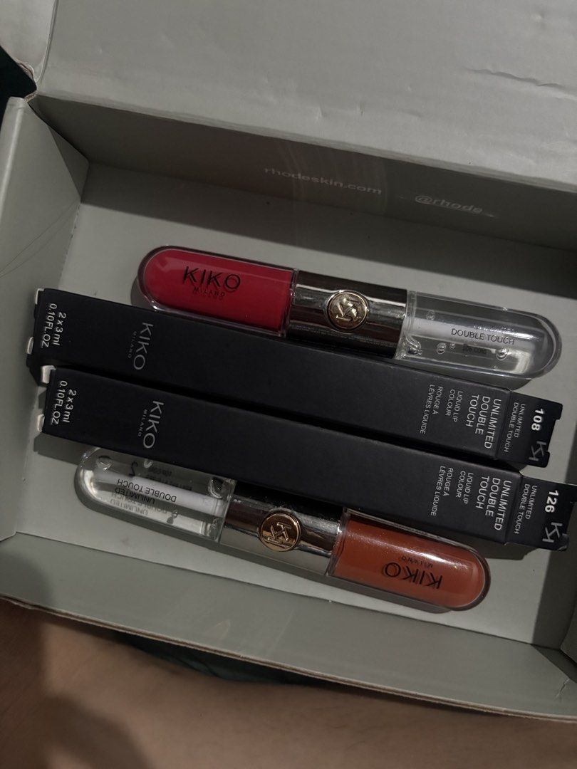 kiko milano (Category: Makeup) located in Quezon City. Submitted by myshop.galore (Listing ID 1459015023, Image 1). Description: 990 each 1800 both.