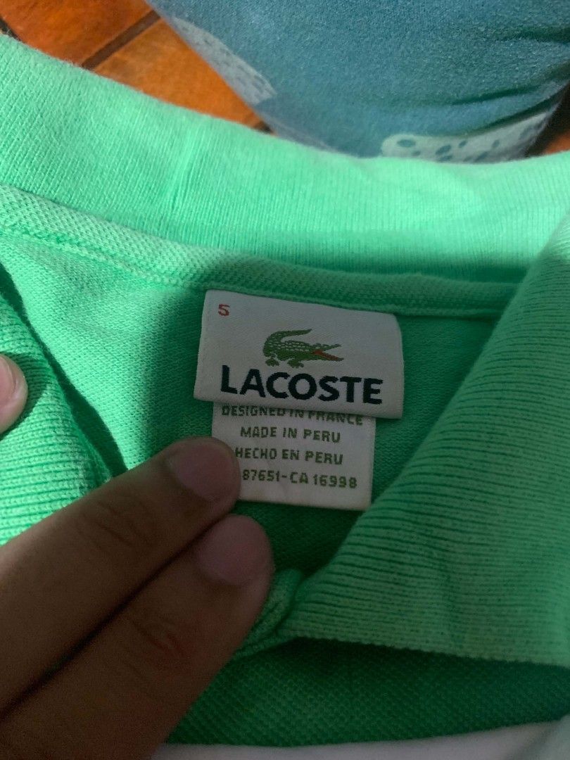LACOSTE POLO LONG SLEEVE (Category: Tshirts & Polo Shirts ) located in Kapalong. Submitted by prfy_gmrno (Listing ID 1459003286, Image 2). Description: EXCELLENT CONDITION NO ISSUE SIZE M DIMES W-20 L-27 COLOR RATE 9/10.