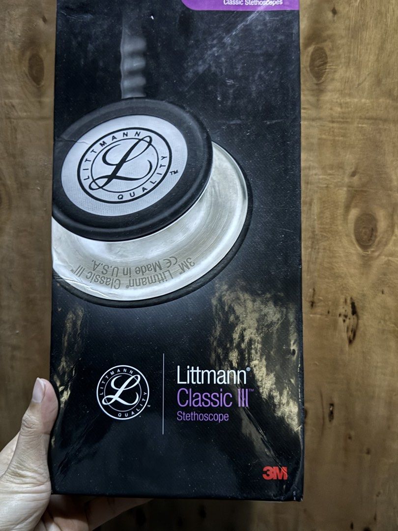 Littmann Classic III Stethoscope (Category: Medical Supplies & Tools) located in Manila. Submitted by snowjemfri62047 (Listing ID 1459034173, Image 1). Description: - Littmann Classic III Stethoscope - Black Tubing - Original Packaging Included - Ideal for Medical Professionals and Students - High-Quality Acoustics - Made in the USA.