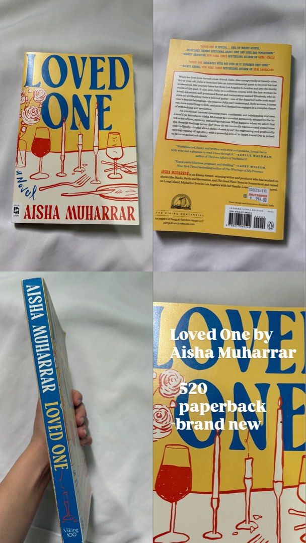 Loved one by Aisha Muharrar (Category: Storybooks) located in Manila. Submitted by p_baylon (Listing ID 1458888757, Image 1). Description: Decluttering my bookshelves, one chapter at a time. 📚✨ Some books stay, some books go. Keeping the stories that shaped me and letting others find a new home. 📖🤍 MOD: J&T MOP: CashG, GoTyme, Maribank Pm or comment lang po thank you so much.