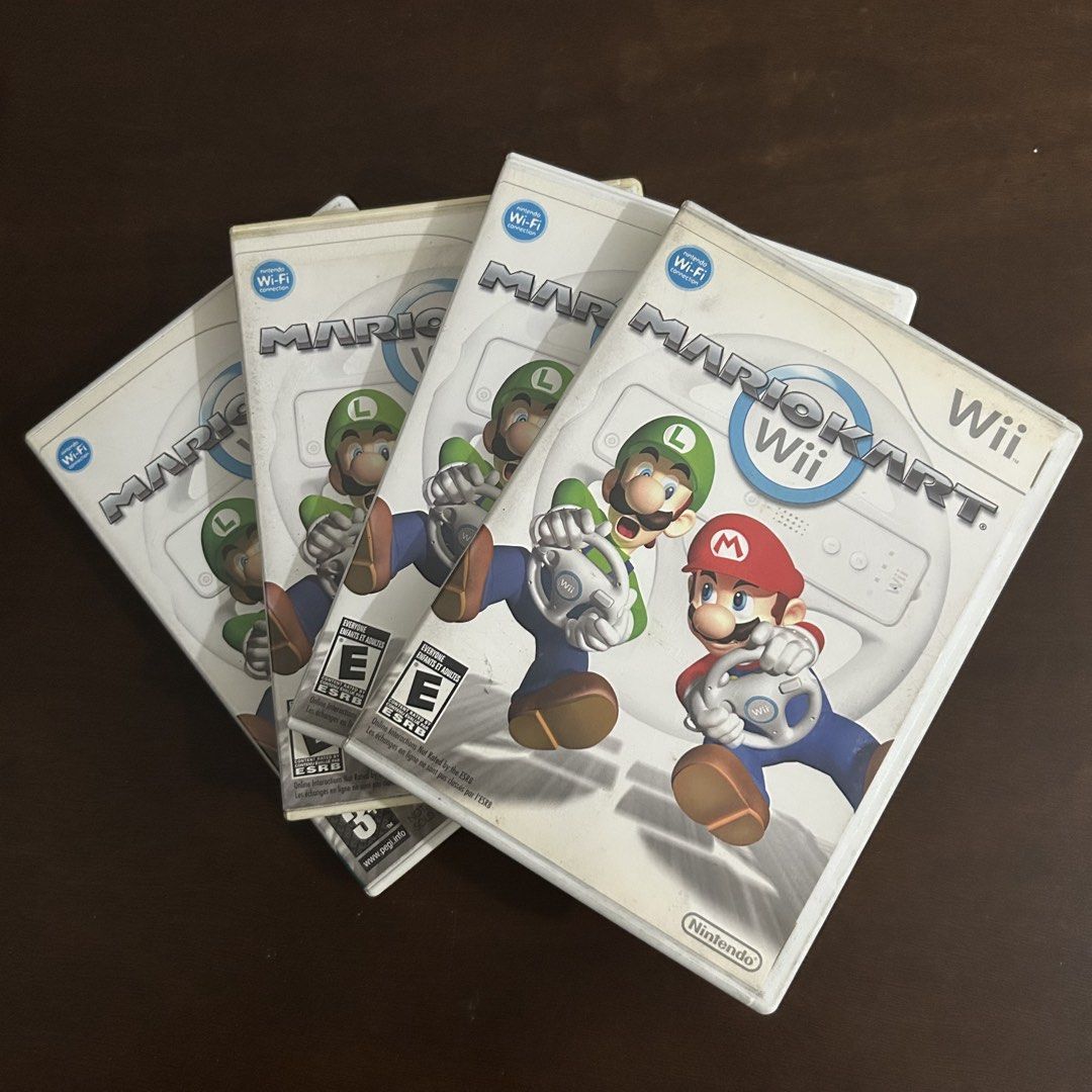 Mario Kart Wii (699 each) (Category: Nintendo) located in Quezon City. Submitted by argamenest (Listing ID 1459063633, Image 1). Description: Mario Kart Wii 699 each English USA Items are tested and working thoroughly 📍 Fairview QC.