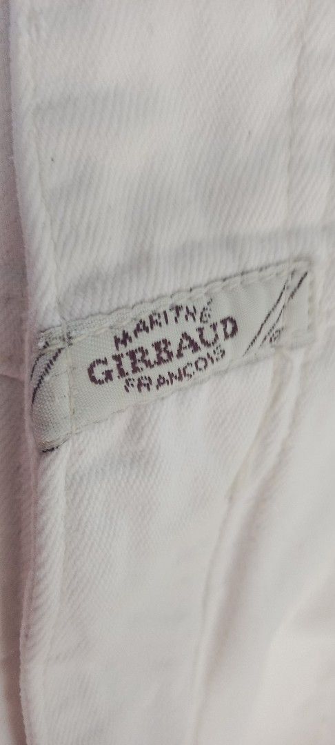MARITHE + FRANCOIS GIRBAUD White Denim Shorts Size 30 (Category: Shorts) located in Koronadal. Submitted by gifts.thrifts (Listing ID 1458914225, Image 3). Description: - Brand: Marithe + Francois Girbaud - Color: White - Style: Classic five-pocket denim shorts - Closure: Button and zip fly - Size: 30 waist - Origin: Made in USA of imported fabric - Occasion: Great for casual wear.