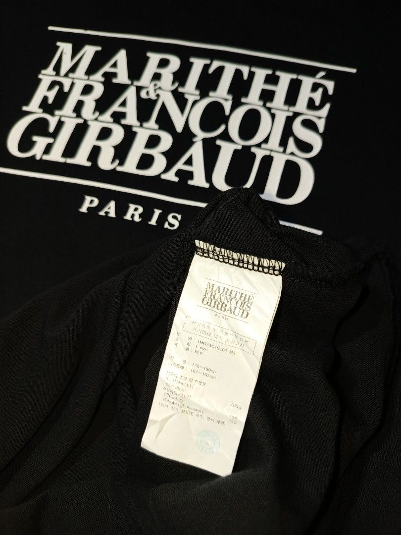 MARITHE FRANCOIS GIRBAUD Classic Logo Tshirt (Category: Tshirts & Polo Shirts ) located in Manila. Submitted by deftzy (Listing ID 1459087679, Image 2). Description: Width: 21" Length: 29" Issue: Check last photo..