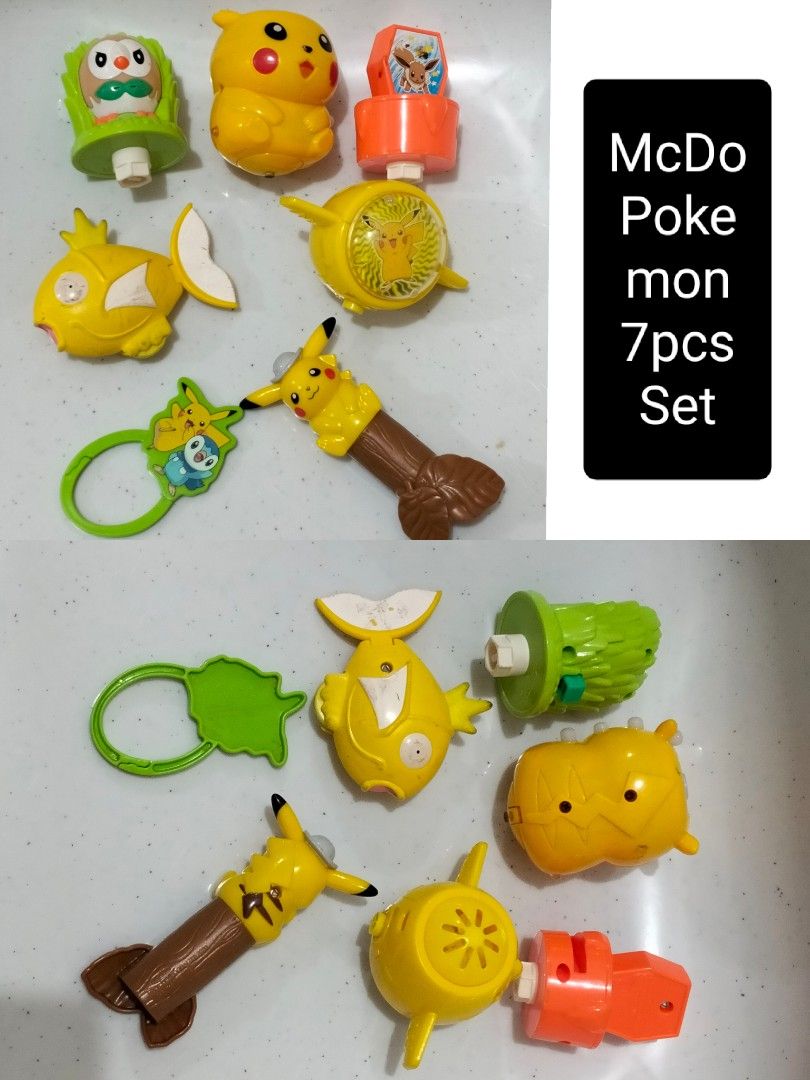 McDo Pokemon & Doraemon Set (Category: Character Goods) located in Baguio. Submitted by toys_of_yesteryear (Listing ID 1458971666, Image 2). Description: LOCATION: Baguio City PRICE: 165.00 per set DESCRIPTION: 👉 McDo Pokemon & Doraemon per set / per picture CONDITION: 👉 Used 👉 Item description is subjective so buyers are encouraged to rely on their judgement based on the pictures posted before buying. Actual photos posted. 👉 SOLD AS IS, what
