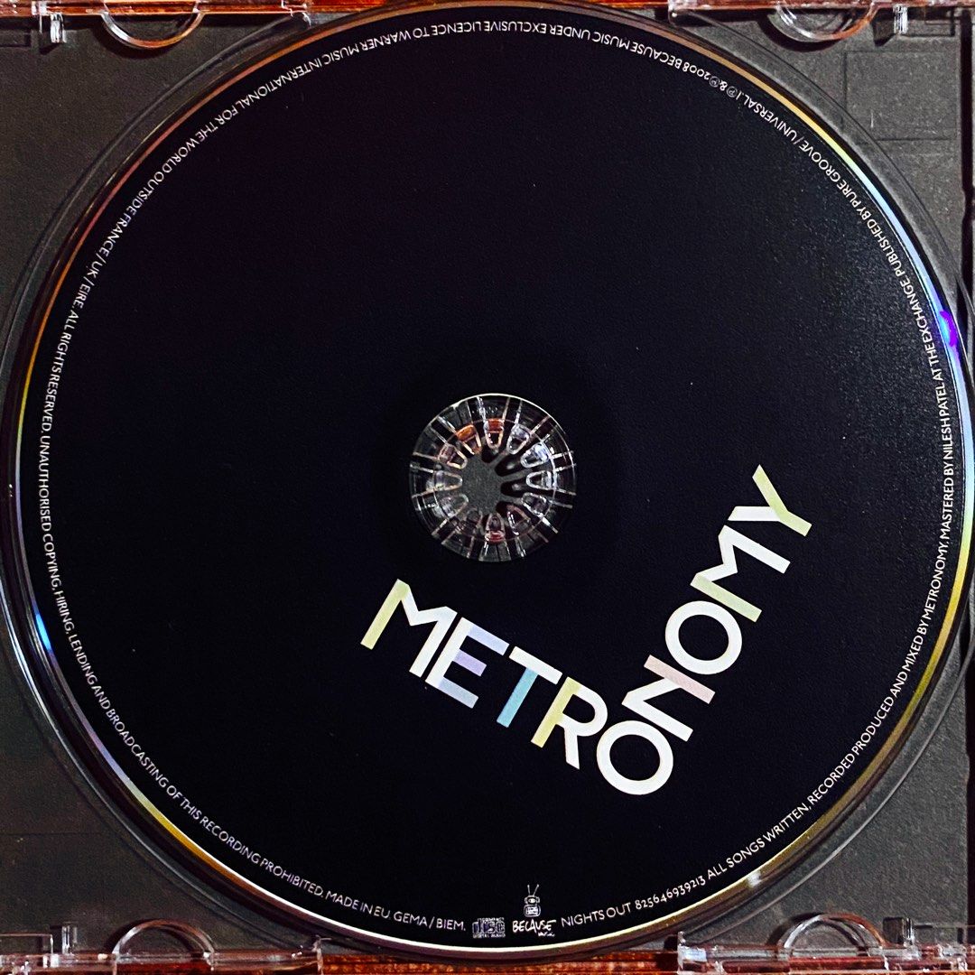 Metronomy - Nights Out CD Album (Category: CDs & DVDs) located in Taguig. Submitted by znarfscriber (Listing ID 1458956702, Image 3). Description: Metronomy Nights Out CD Album Made In The EU Because Music 2008 Cover:EX Media: NM RFS: Decluttering/Need Funds.