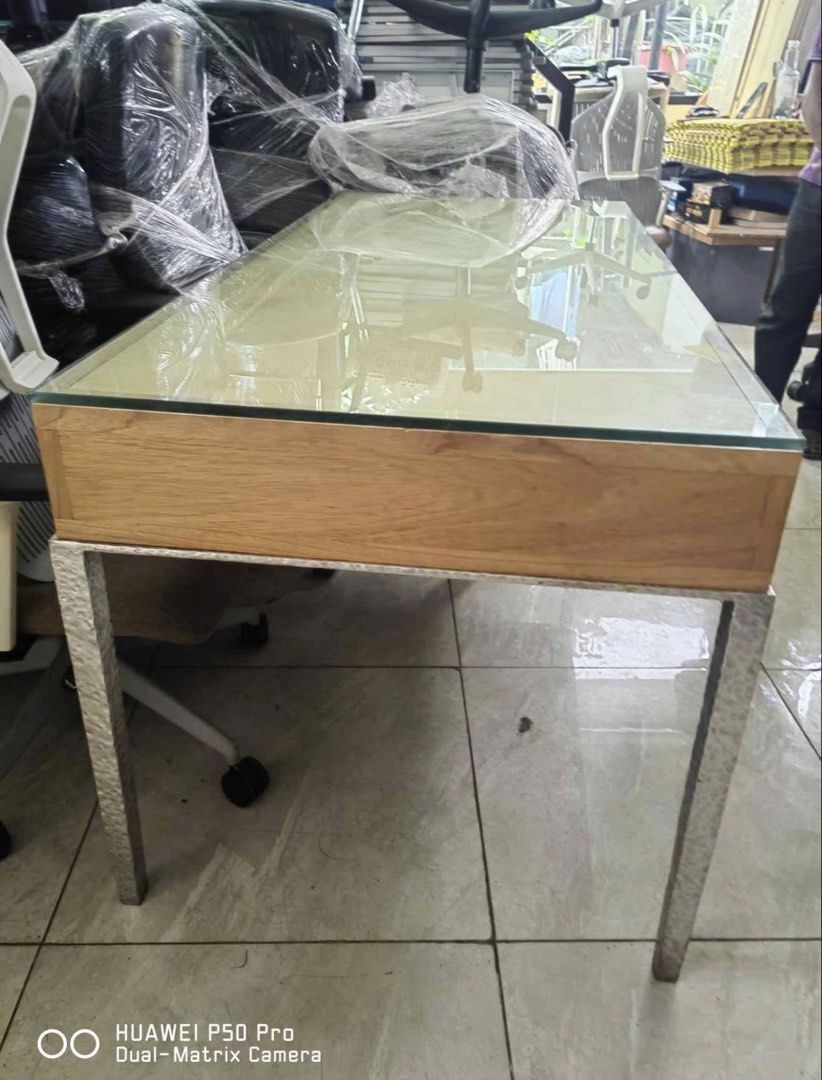 Mid-century writing desk (Category: Tables & Sets) located in Binan City. Submitted by rgmofficefurniture (Listing ID 1458923040, Image 3). Description: -167cm x 75cm x 75cm.