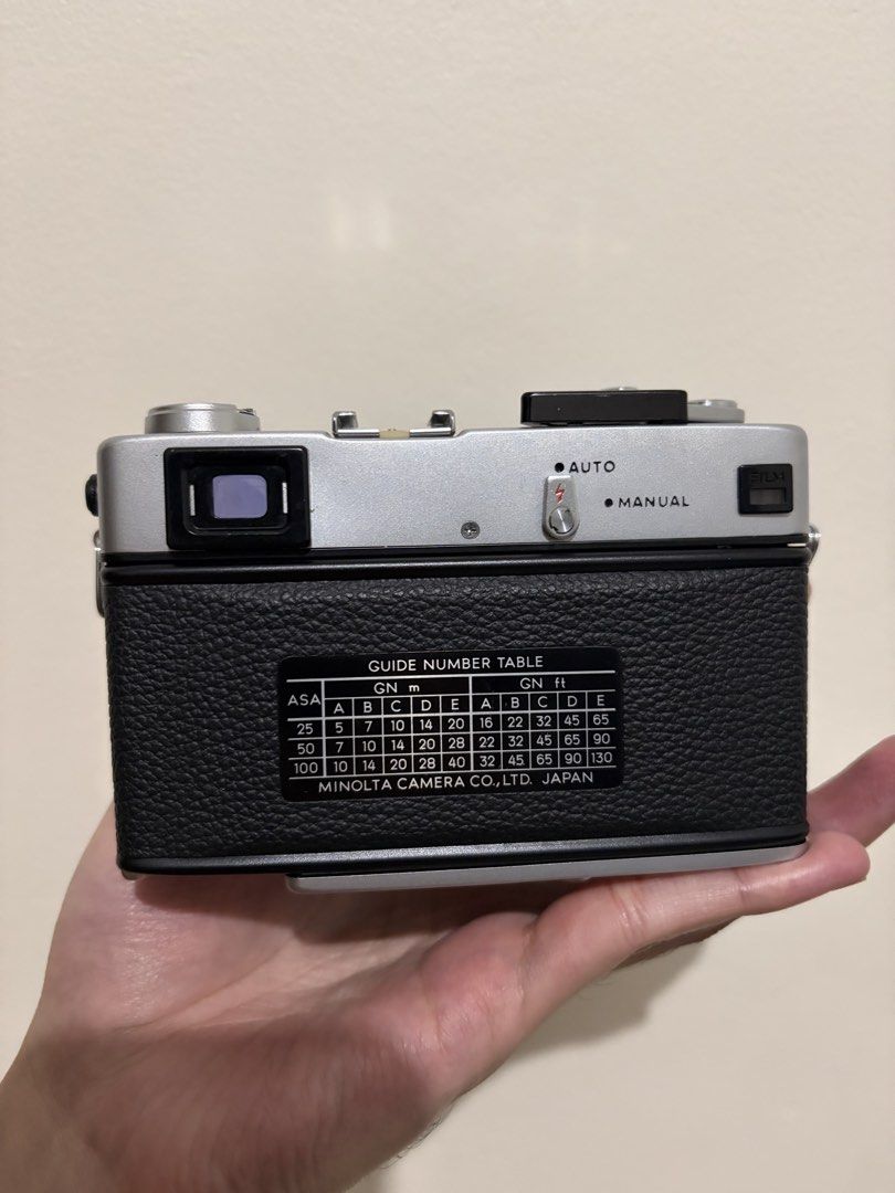 Minolta Hi-Matic E (Category: Cameras) located in Manila. Submitted by jasjas.22 (Listing ID 1459009768, Image 3). Description: Minolta Hi-Matic E Good working condition No molds Include LR44 batteries and adapter .