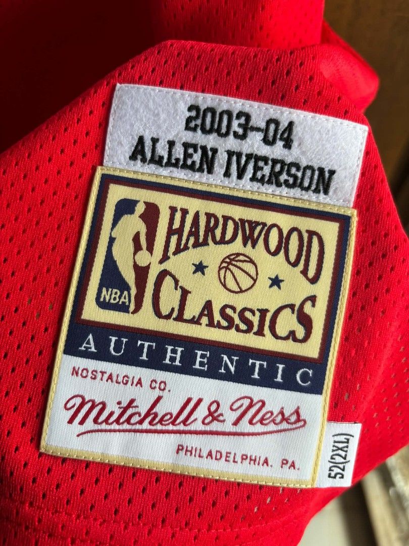 MITCHELL AND NESS AUTHENTIC JERSEY (Category: Activewear) located in Cavite. Submitted by the_4118_gallery (Listing ID 1458929134, Image 3). Description: MITCHELL AND NESS AUTHENTIC VERSION JERSEY ALLEN IVERSON PHILA JERSEY SIZE 2XL/52 BRAND NEW WITH TAGS 7,500 (FREE SHIPPING) GCASH PAYMENT/MARI BANK/MAYA PAYMENT LOCATION SILANG CAVITE COURIER: LALAMOVE / JnT / LBC.