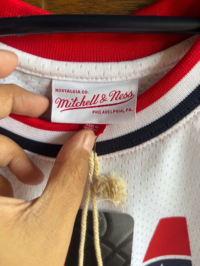 MITCHELL AND NESS AUTHENTIC VERSION JERSEY (Category: Activewear) located in Cavite. Submitted by the_4118_gallery (Listing ID 1458929580, Image 3). Description: MITCHELL AND NESS AUTHENTIC VERSION JERSEY ERVIN MAGIC JOHNSON USA WHITE (DREAM TEAM) SIZE XL/48 BRAND NEW WITH TAGS 7,500 (FREE SHIPPING) GCASH PAYMENT/MARI BANK/MAYA PAYMENT LOCATION SILANG CAVITE COURIER: LALAMOVE / JnT / LBC.