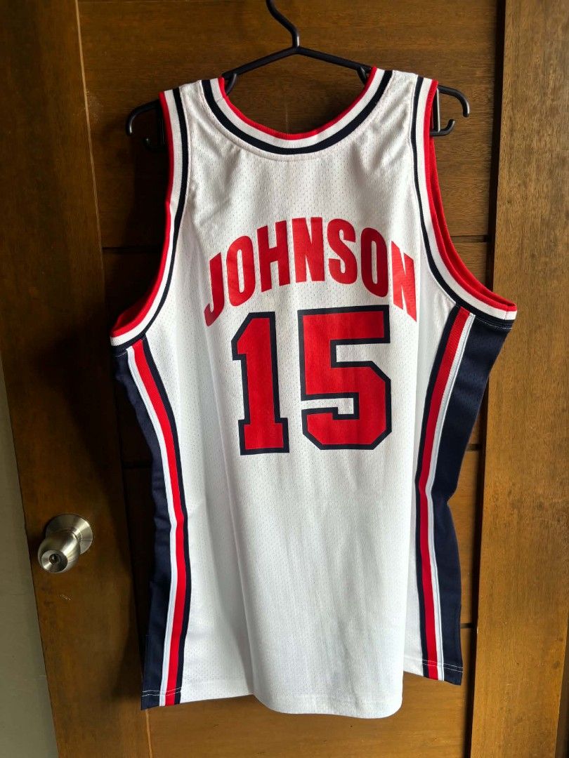 MITCHELL AND NESS AUTHENTIC VERSION JERSEY (Category: Activewear) located in Cavite. Submitted by the_4118_gallery (Listing ID 1458929580, Image 2). Description: MITCHELL AND NESS AUTHENTIC VERSION JERSEY ERVIN MAGIC JOHNSON USA WHITE (DREAM TEAM) SIZE XL/48 BRAND NEW WITH TAGS 7,500 (FREE SHIPPING) GCASH PAYMENT/MARI BANK/MAYA PAYMENT LOCATION SILANG CAVITE COURIER: LALAMOVE / JnT / LBC.