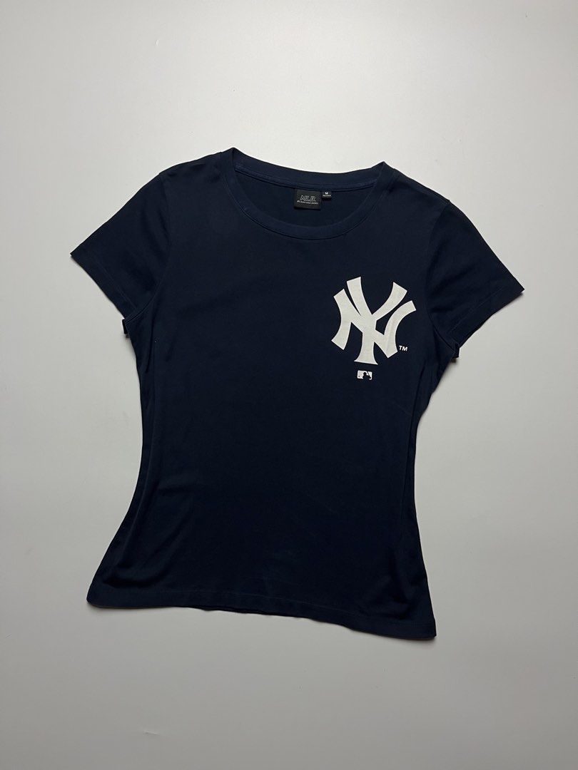 MLB New York Yankees Tee (Category: Shirts) located in Bulacan. Submitted by way2lifestyle (Listing ID 1458941527, Image 2). Description: (In Inches) Best Fit: Small Width: 17” Length: 22” Excellent condition.