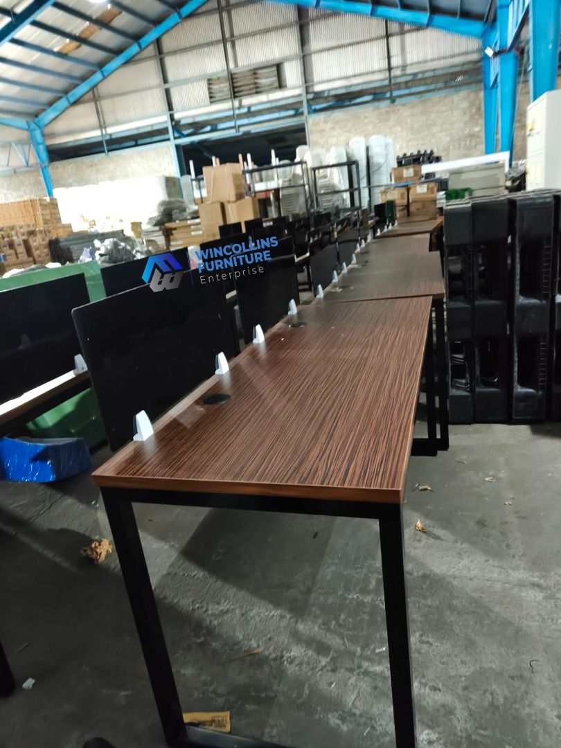 MODULAR WORKSTATION COMPUTER TABLE WITH ACRYLIC DIVIDER PARTITION (Category: Tables & Sets) located in Caloocan City. Submitted by wincollins34516 (Listing ID 1458954094, Image 3). Description: Upgrade your office with our high-quality, made-to-order office furniture designed to match your preferred style, space, and requirements. 🏢 Whether you're furnishing a new office or renovating your workspace, WINCOLLINS FURNITURE ENTERPRISE provides dura