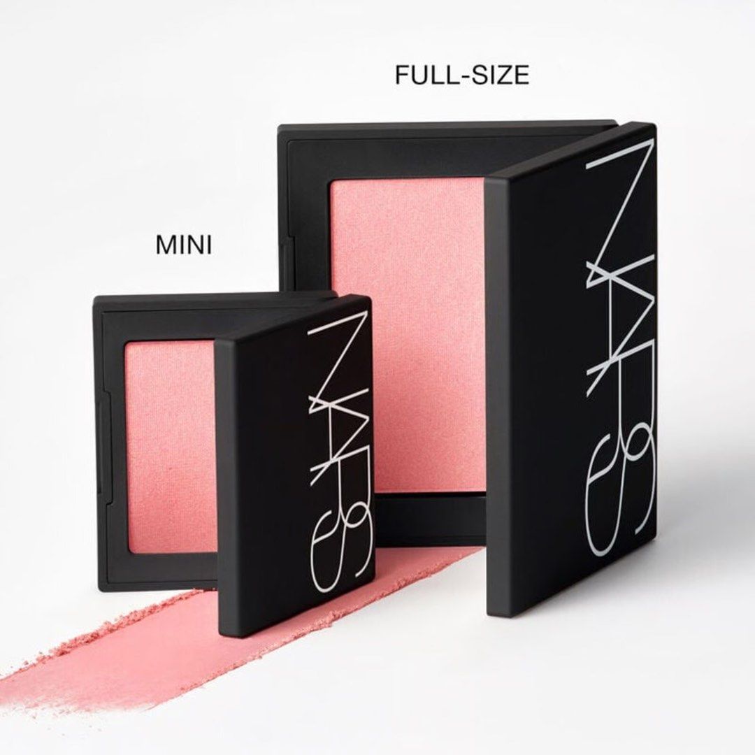 NARS MINI BLUSH ORGASM (Category: Makeup) located in Makati City. Submitted by beymadrigal (Listing ID 1458995719, Image 1). Description: nars minu blush orgasm shade.