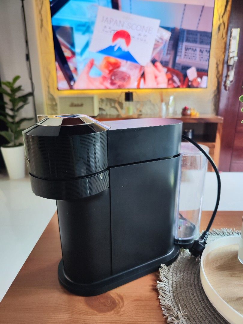 Nespresso Vertuo Next (Category: Coffee Machines & Makers) located in Antipolo. Submitted by siklistangpinoy (Listing ID 1458925284, Image 2). Description: Nespresso Vertuo Next P7,200 (repriced to 5,200) Bought last March for P13,500 (srp is 18,000) No box, free reusable pods pick up only Cainta area lalamove payment thru BDO/Instapay/Gcash rfs: espresso machine.