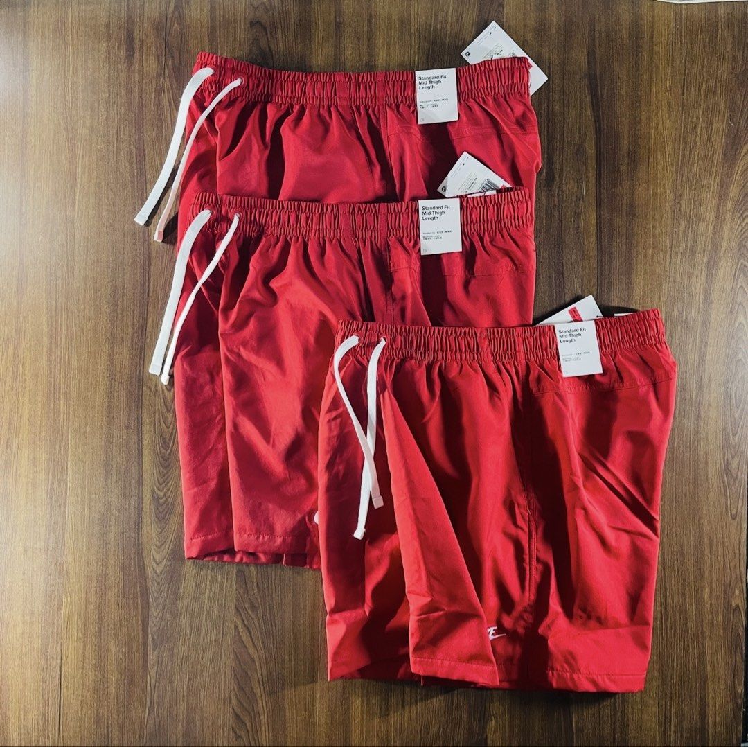 Nike Woven Shorts (Category: Shorts) located in Quezon City. Submitted by akieo (Listing ID 1459073045, Image 1). Description: Red Woven Shorts Brand new legit Red Price 1,600 only♦️ Qc area Nationwide Shipping.