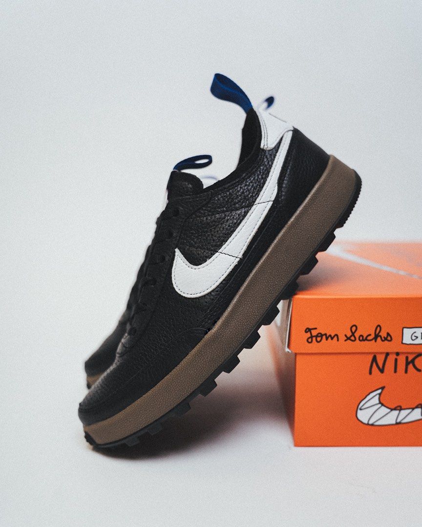 NikeCraft Tom Sachs General Purpose Shoe 'Black / White'. (Category: Sneakers) located in Malolos. Submitted by ginooutletph (Listing ID 1458975453, Image 2). Description: NikeCraft Tom Sachs General Purpose Shoe 'Demerits'. US WOMENS 5 - 15.5 US MENS 3.5 - 14 Php 12,990 Pre-order Full payment required, 2-3 weeks ETA. Facebook, Instagram and Tiktok Gino Outlet PH Payment Method E-Wallet and Bank Transfer Local shipping will be shouldered by the b