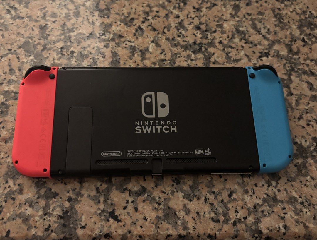 Nintendo Switch Console with Red and Blue Joy-Cons (Category: Nintendo) located in Manila. Submitted by rosemarywstn (Listing ID 1459081164, Image 2). Description: - Nintendo Switch Console -Red and Blue joy cons - No issues - 100% Working Feel free to ask questions.