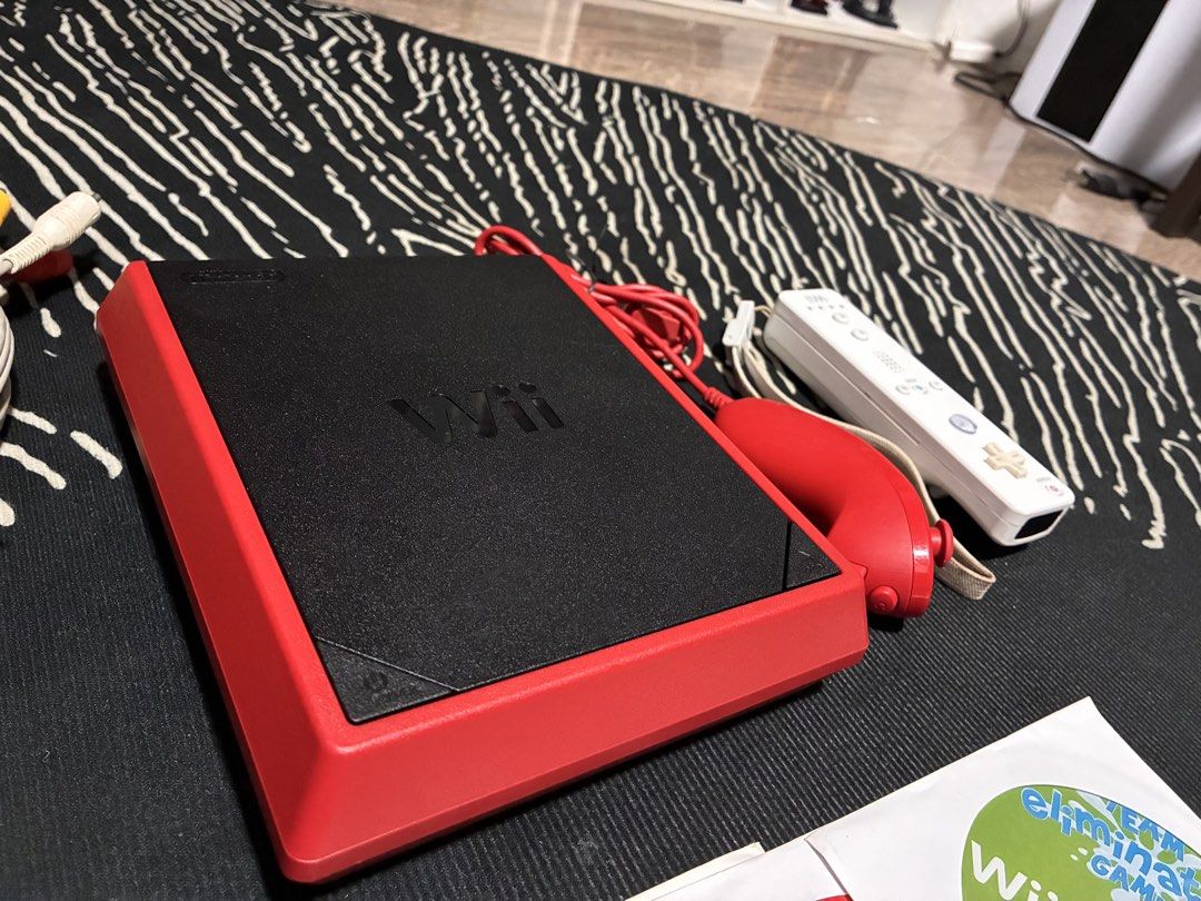 Nintendo Wii Mini (Category: Nintendo) located in Quezon City. Submitted by rgsph140 (Listing ID 1459021905, Image 2). Description: For Sale 🎮 Used Item! Working Tested 💯 No Issues 💯 Item Description: Nintendo Wii Mini (USA) Price: 3800 php Included: •Power Supply 120volts •Wiimote •Nunchuck •AV Cable •Sensor Bar •Physical Games Mode of Payment: Cash or Gcash Shipping: Grab/Lalmove/LBC Meet ups Location: Soliven Litex Jollibee 5 Days Warranty 