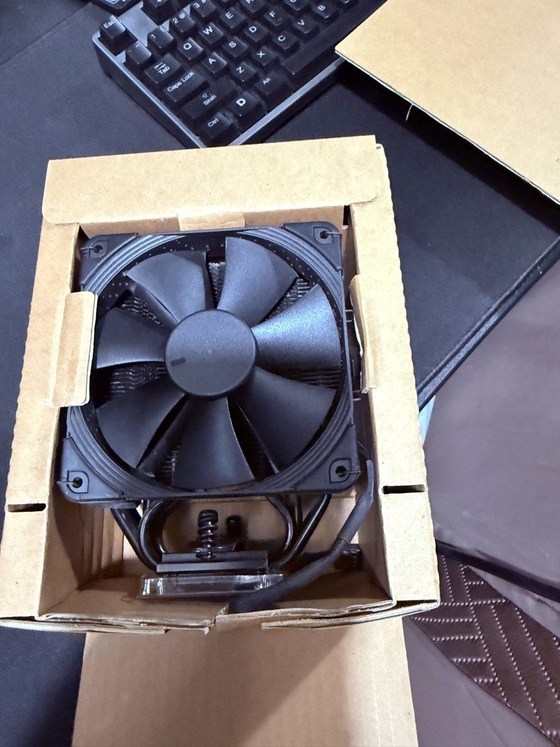 Noctua NH-U12S chromax.black CPU Cooler (Category: Computer Parts) located in Caloocan City. Submitted by benjaminj51095 (Listing ID 1458950708, Image 3). Description: - All-black Noctua NH-U12S chromax.black CPU cooler - SecuFirm2+ mounting system for easy installation - 100% RAM compatibility - Keeps your CPU running cool - Comes in original packaging.