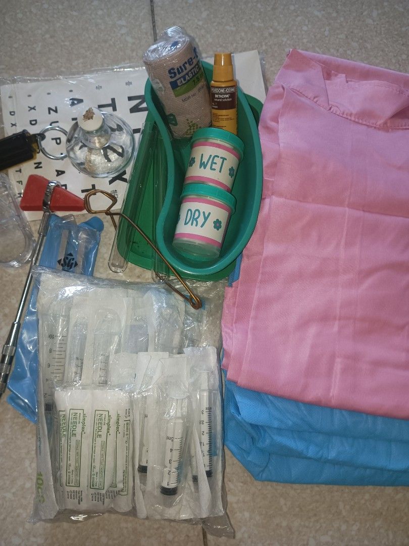 Nursing Paraphernalia (RLE Materials) (Category: Medical Supplies & Tools) located in Imus. Submitted by yjlovre (Listing ID 1458939720, Image 1). Description: – take all (everything in the picture) :) – chn bag also available (ceu) rfs: alr graduated! decluttering 📌 loc: imus, cavite 🛒 mop: gcash / maya (PAYO) 🖇️ mod: j&t / lbc / sdd (buyer's expense).