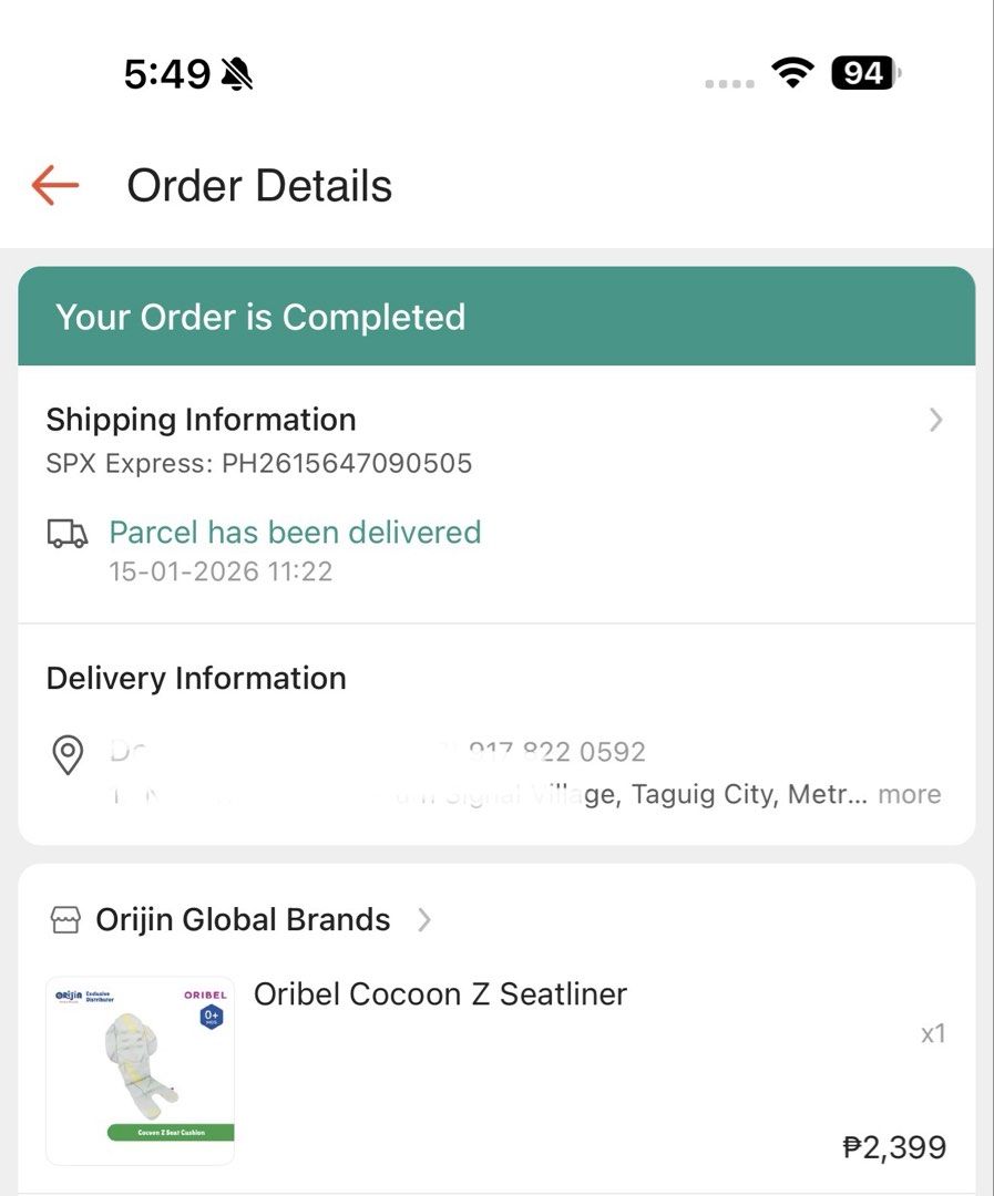 Oribel Cocoon Highchair Seatliner (Category: Baby High Chairs) located in Taguig. Submitted by donna.memorialpropertysales (Listing ID 1459000154, Image 3). Description: Seat liner which can also be use for stroller. Barely used. Bought last January.