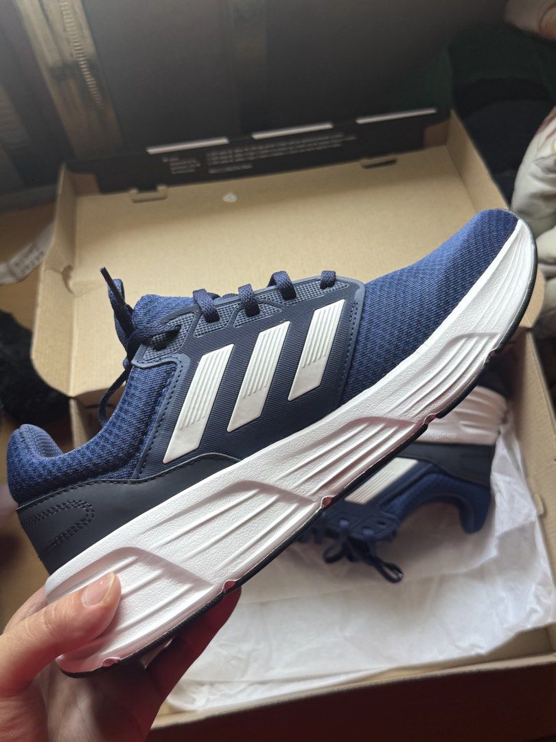 ORIGINAL ADIDAS SHOES (SIZE 9 1/2) (Category: Sneakers) located in Quezon City. Submitted by jacobsanchoo (Listing ID 1458935966, Image 3). Description: ORIGINAL ADIDAS SHOES (SIZE 9 1/2) USED ONCE NO ISSUE ORIGINAL BOX SIZE 9 1/2 NEGOTIABLE SEE DETAILS ON PICTURE CAN DO MEETUP QC OR LALAMOVE PMPM.