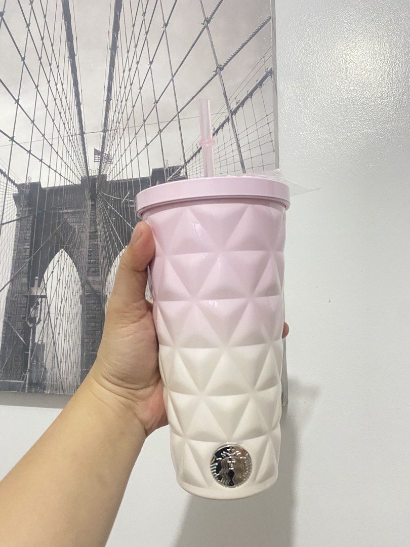 Original Starbucks China Spring Sakura (Category: Water Bottles & Tumblers) located in Manila. Submitted by qamilluxe (Listing ID 1459014827, Image 2). Description: This is super ganda!! Hot/cold With cutie lid ang straw.